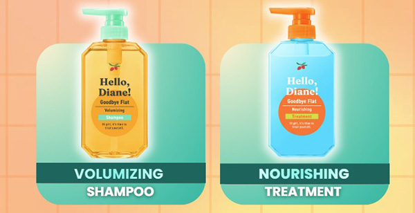 Hello Diane Volumizing Shampoo, Nourishing Treatment
