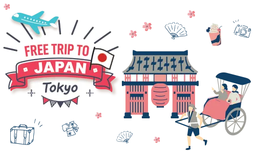 Free Trip to Japan (TOKYO)